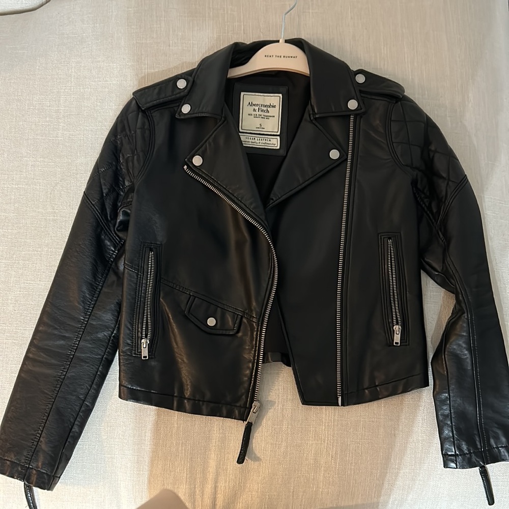 Leather Jacket Abercrombie staple